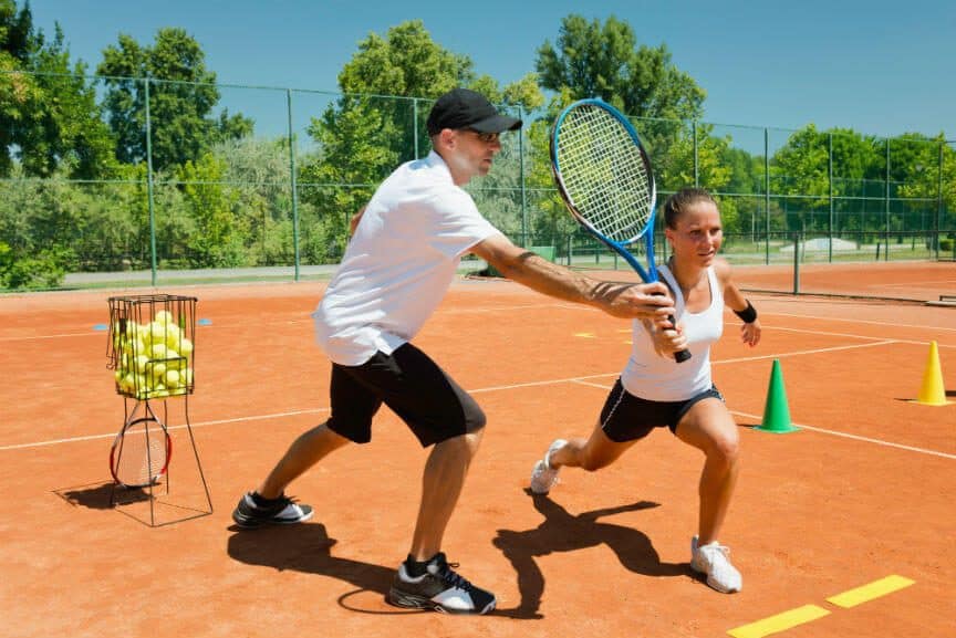 tennis practice